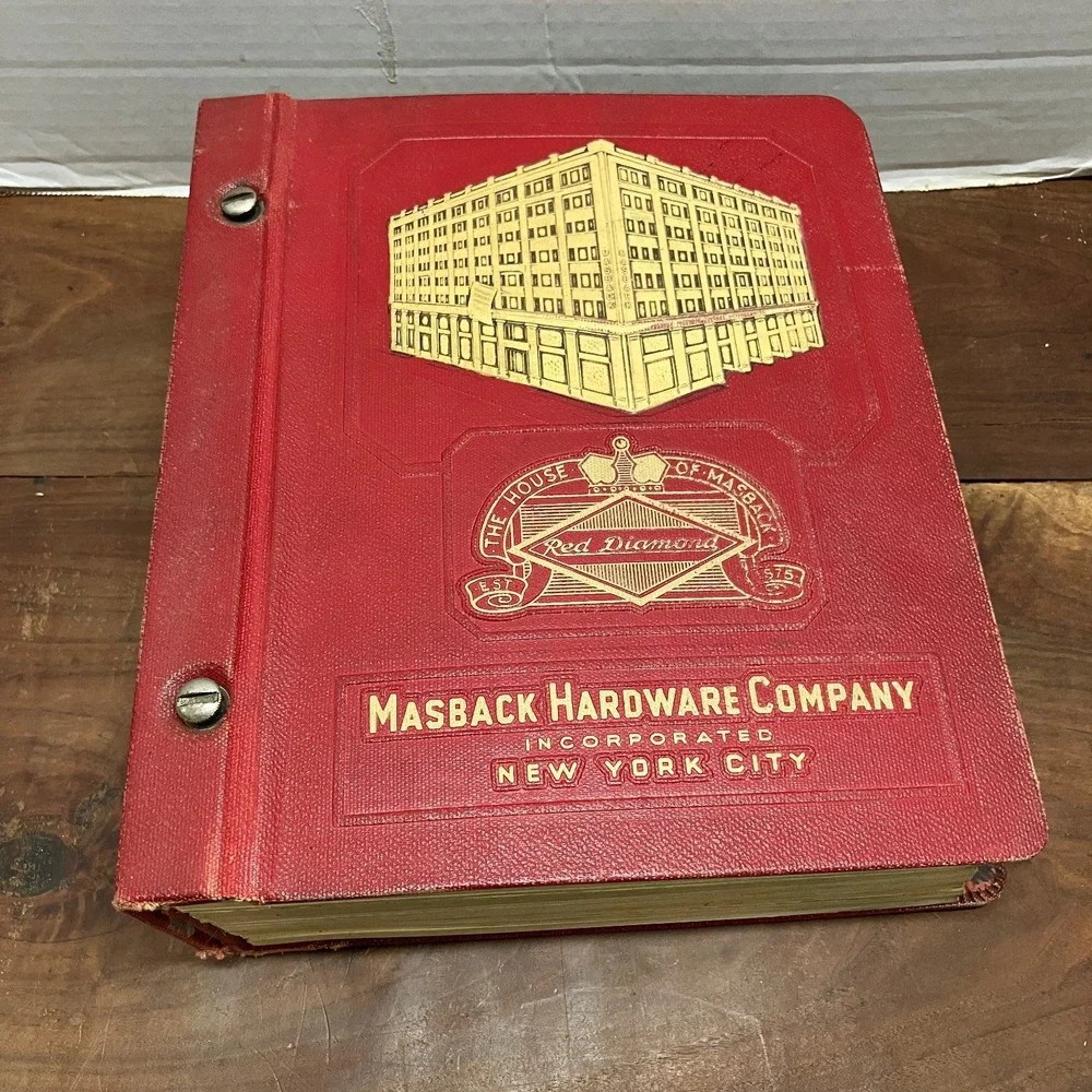 Masback Hardware Company 1977 Trade Catalog Directory Vintage NY Red Diamond
